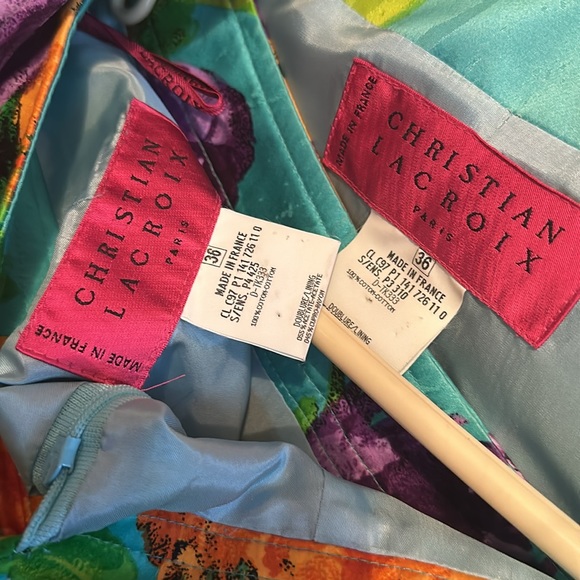 Christian Lacroix. Deal- I will be taking this post down shortly - Picture 3 of 7